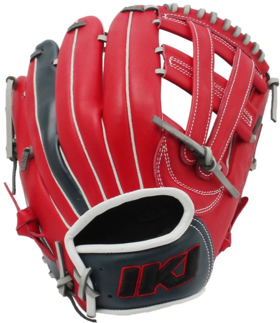 IKJ 내야 글러브 우투용 RP BP-4, NAVY + RED + GREY, 1개