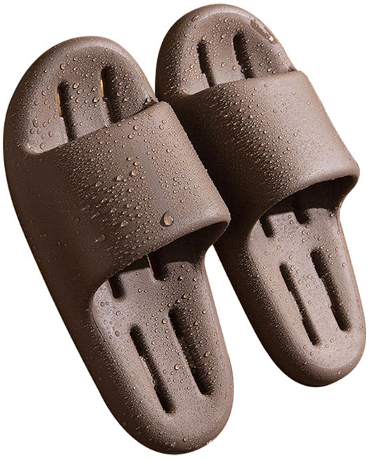 더자카 플로우핏 물빠짐 욕실화, 다크브라운, 1개