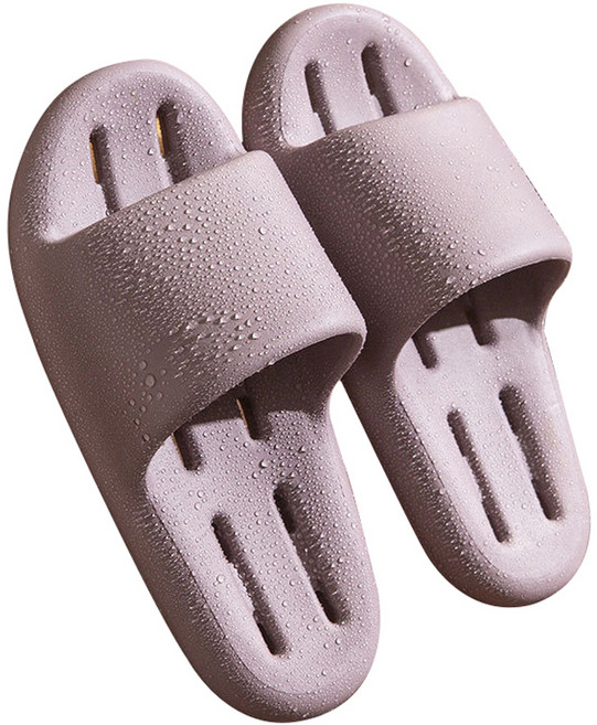 더자카 플로우핏 물빠짐 욕실화, 퍼플, 1개