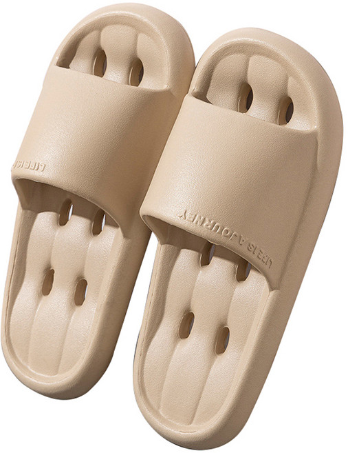 더자카 클린핏 물빠짐 욕실화, 베이지, 1개