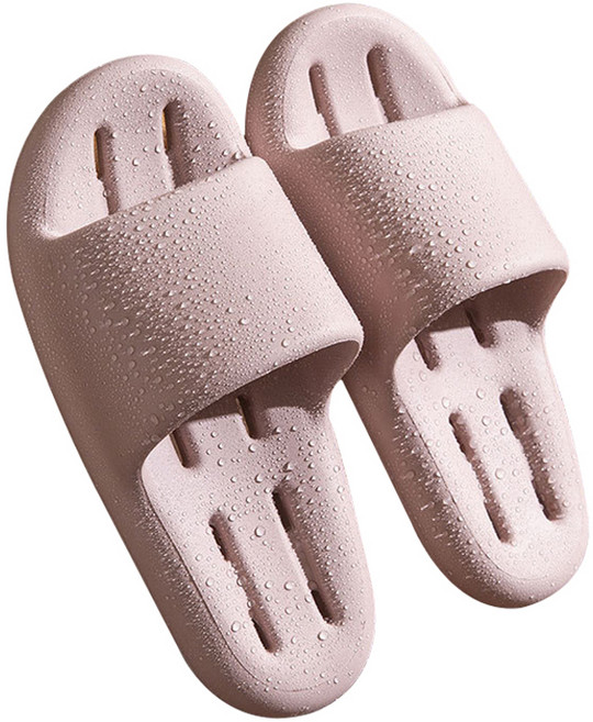 더자카 플로우핏 물빠짐 욕실화, 핑크, 1개
