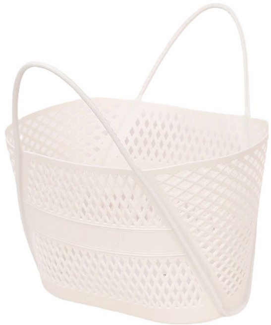 더자카 물빠짐 다용도 목욕 바구니, 화이트