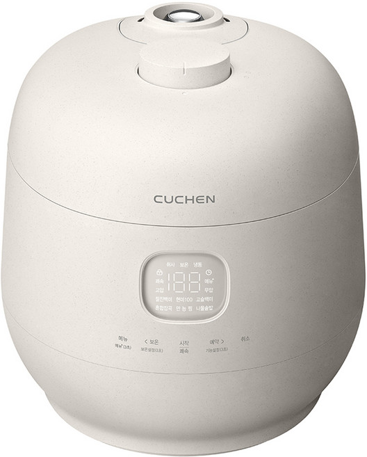 쿠첸 브레인 풀스테인리스 듀얼프레셔 IH 써모가드 전기압력밥솥 10인용, CRT-TWS1030W, WHITE