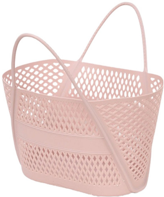 더자카 물빠짐 다용도 목욕 바구니, 핑크
