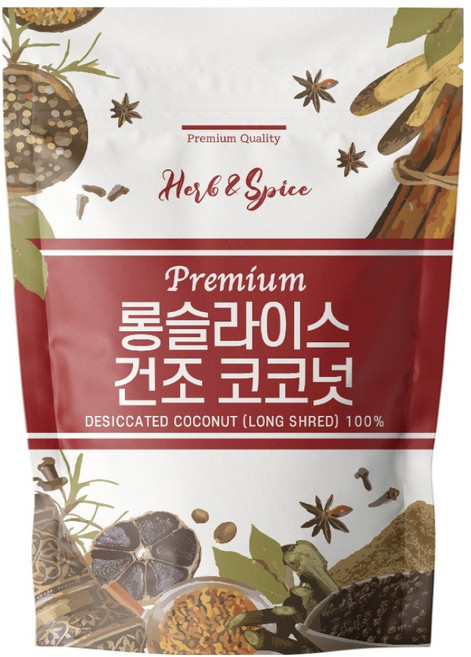 건조코코넛, 1개, 500g