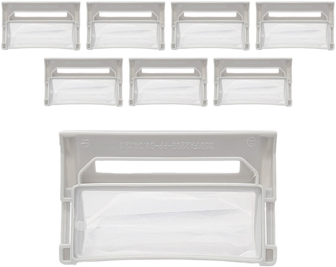 LG 통돌이 세탁기 거름망 대, 화이트, 8개