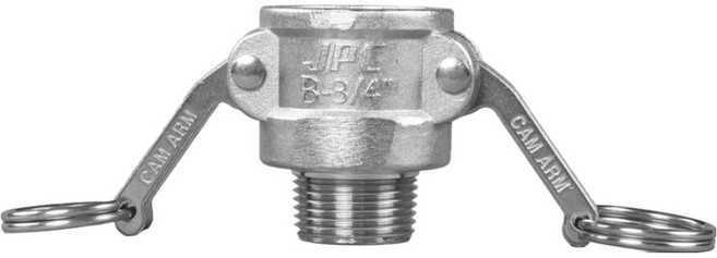 J-TECH 翔穩軍品 Won Coupling 不鏽鋼 SUS Camlock快速接頭 B型 20A, 1個