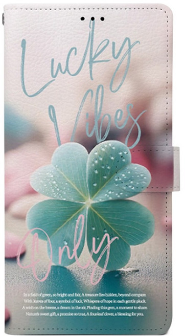 케이스퍼시픽 네잎클로버 가죽 다이어리 휴대폰 케이스