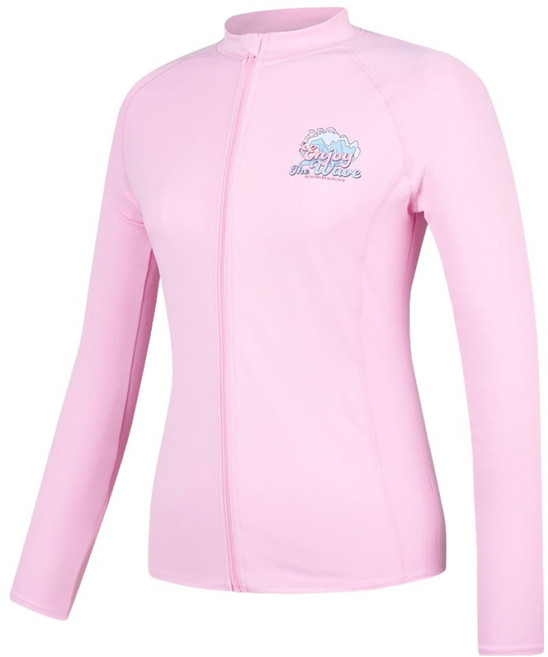 레노마 여성용 인조이 집업 래쉬가드 상의 RN-CS2F551