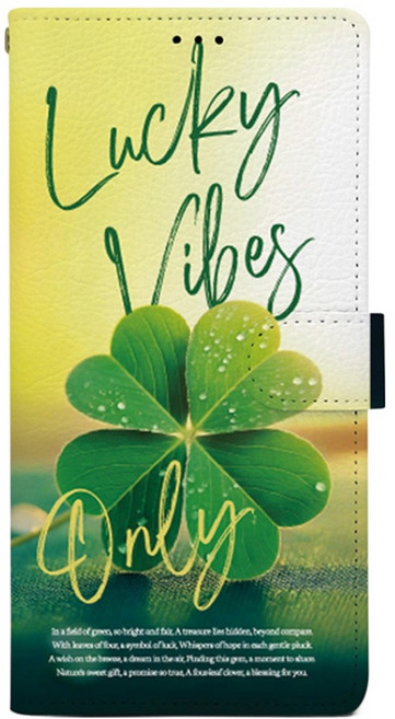 케이스퍼시픽 네잎클로버 가죽 다이어리 휴대폰 케이스