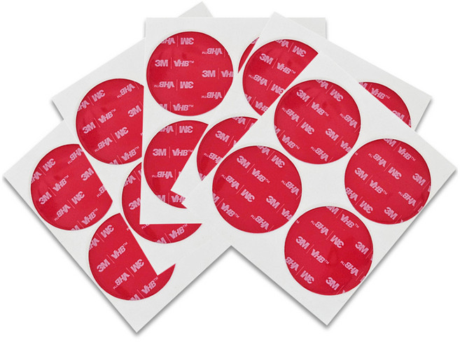 브이에이치비 쓰리엠 다목적 아크릴 폼 양면테이프 원형 회색 50mm 4p, 5개