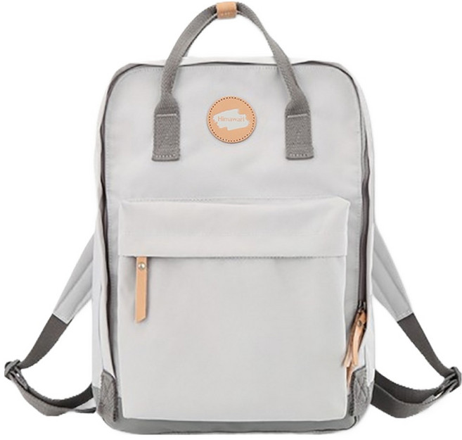 히마와리 노트북 초경량 파스텔 학생 백팩 No.H1084, 라이트그레이