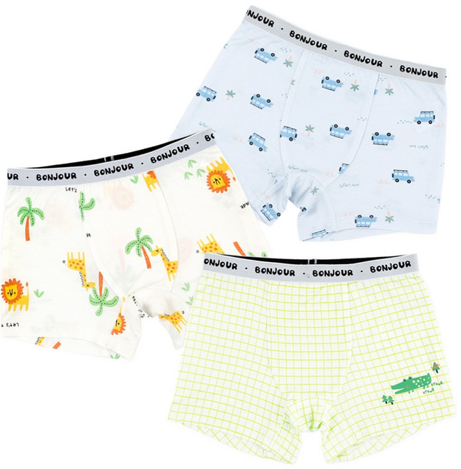 메이키즈 남아용 사파리크로커 모달 드로즈 3종 세트