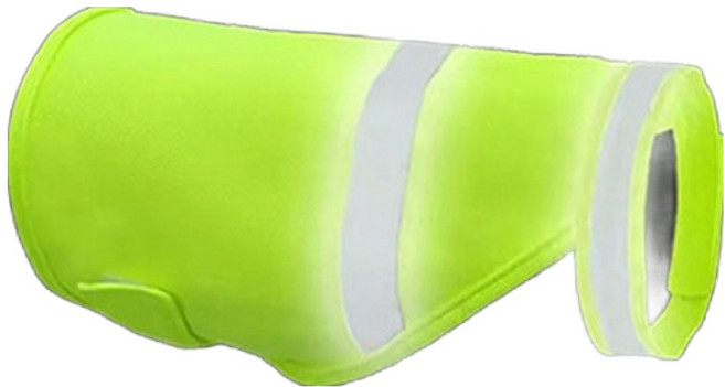 레드퍼피 강아지 댕댕이 안전조끼, 형광옐로우, 1개