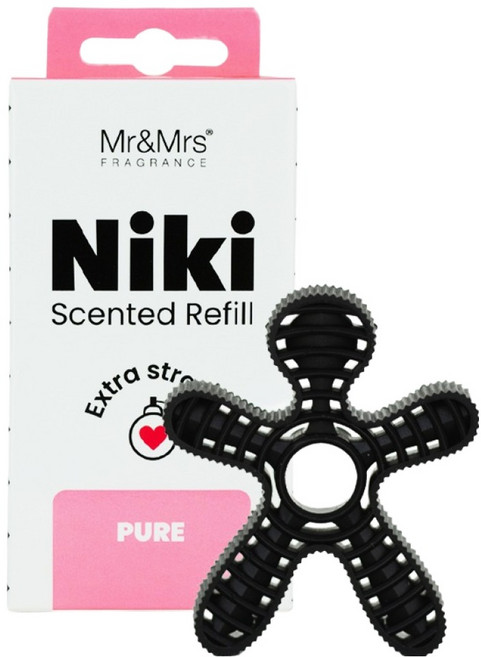 Mr&Mrs FRAGRANCE Niki 車用芳香劑補充包, 純淨, 1個