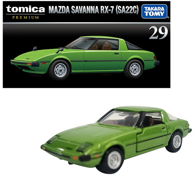 토미카 티아츠코리아 토미카 프리미엄 29 마츠다 사바나 RX-7 SA22C 완구, 혼합색상, 1개