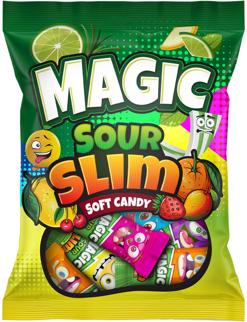 매직 사워 슬림 소프트 캔디, 1개, 800g