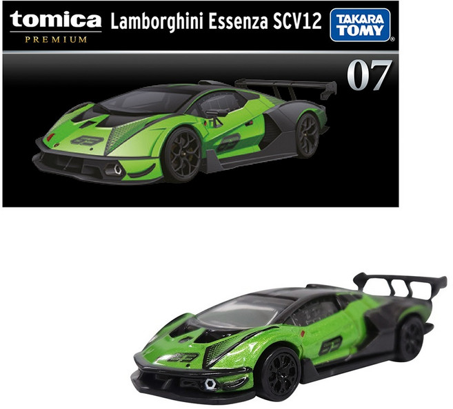 토미카 티아츠코리아 토미카 프리미엄 07 람보르기니 에센자 SCV12 완구, 혼합색상, 1개