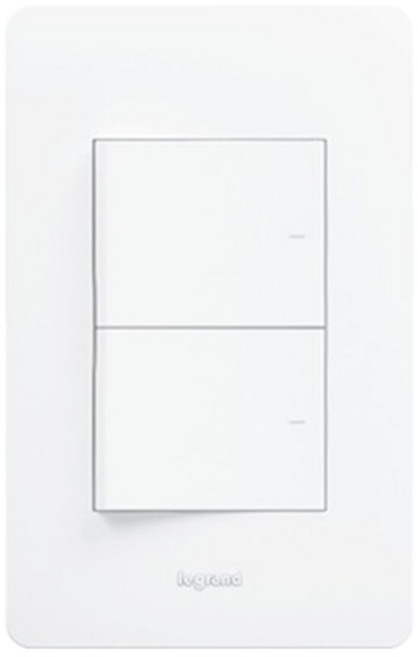 르그랑 타비앙 2구 스위치 Simple 화이트, 1개