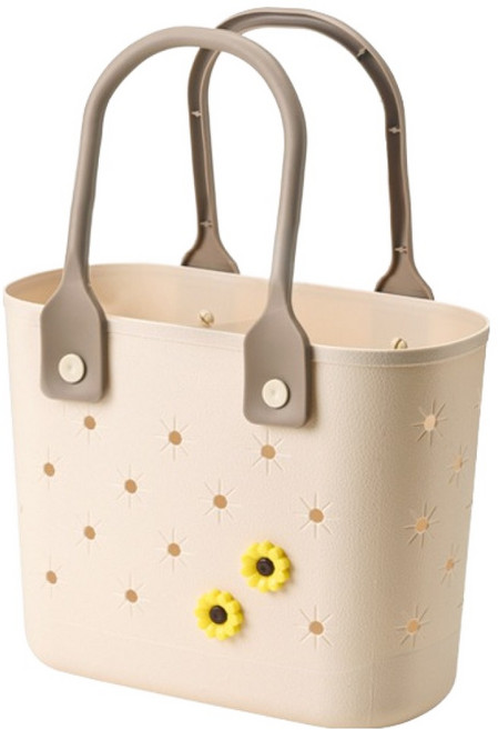 더자카 플로랄 다용도 목욕 바구니, 아이보리