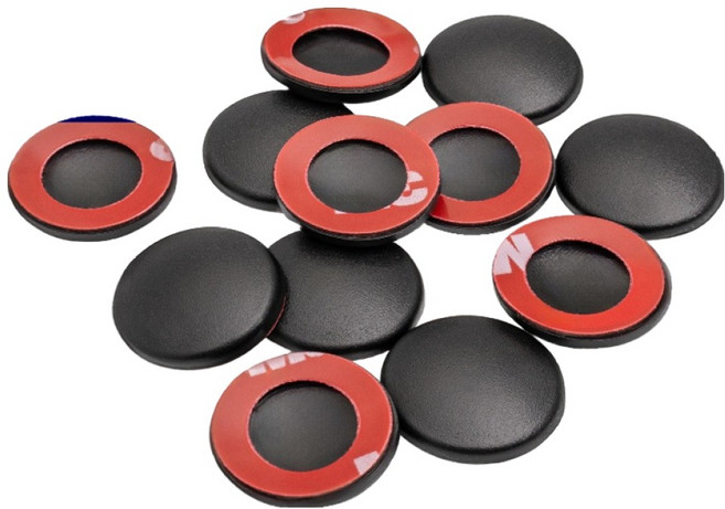 벤딕트 더 뉴 투싼 페이스리프트 NX4 도어 스크류 커버, 12개, 블랙