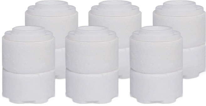 필터클래스 닥터피엘 여행용 샤워기 호환 필터, 6개