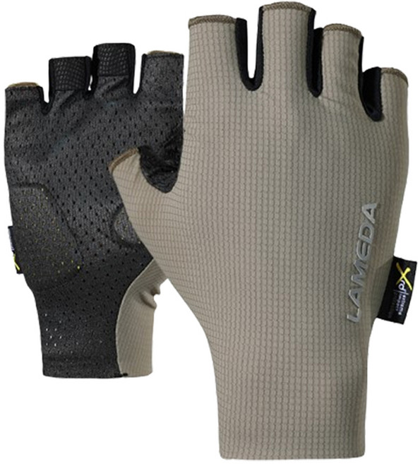 라메다 자전거 스포츠 미끄럼방지 반장갑 양쪽착용 세트 2066, 베이지, 1세트