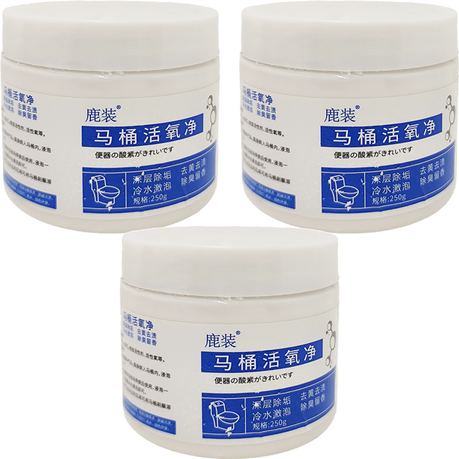 小麥購物 馬桶活氧淨 C336 大, 3罐, 250g