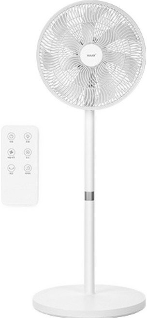 한경희생활과학 3WAY 리모컨형 스탠드 선풍기, HAAN-HAC100R (화이트)