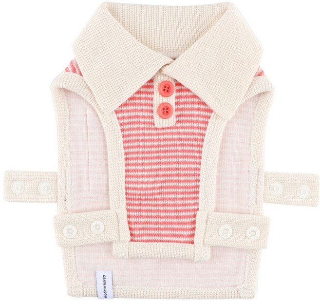 몽띠에 강아지 브리즈 케이프 티셔츠, 딥핑크, 1개