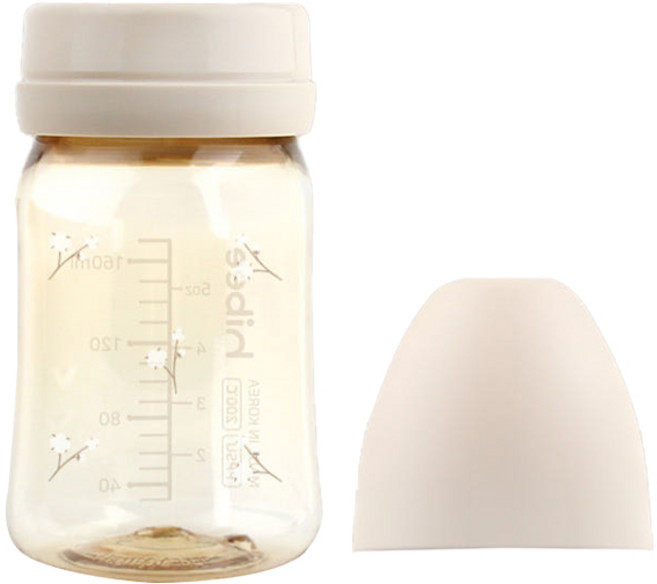 하이비 유아용 에잇벤트 PPSU 노꼭지 젖병, 목화 샌드, 170ml, 1개