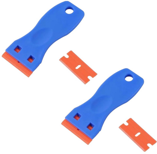 하와잇 스티커 제거기 스크래퍼, 2세트