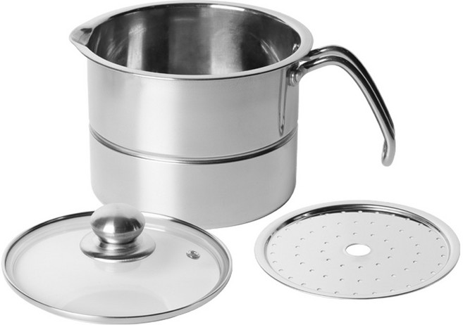 홈파워 인덕션 IH 스텐 멀티 케틀팟 2.3L, 17.2cm, 실버, 1개