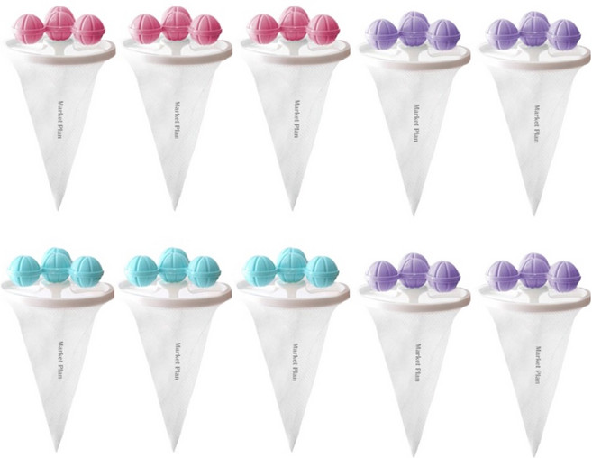 마켓플랜 세탁기 버블회전 먼지 거름망, 랜덤발송, 10개