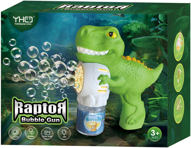 유홍치토이 씽크 버블버블 공룡 버블건, 1개