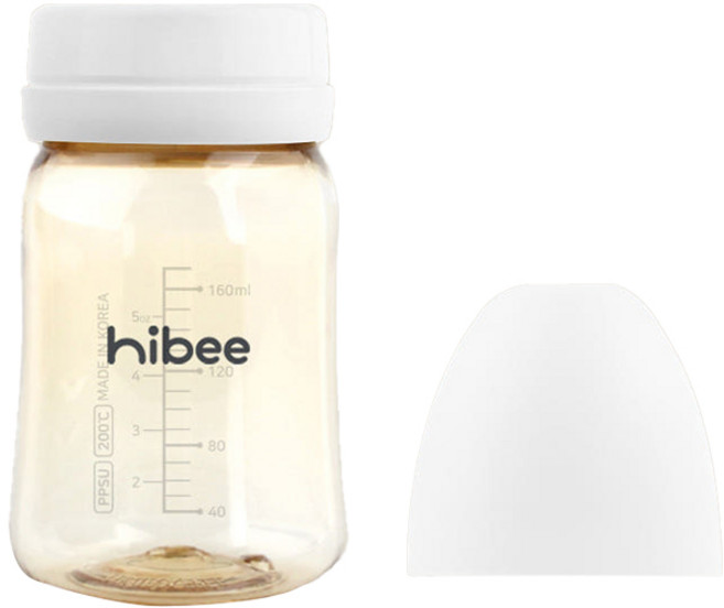 하이비 유아용 에잇벤트 PPSU 노꼭지 젖병, 베이직 화이트, 170ml, 1개
