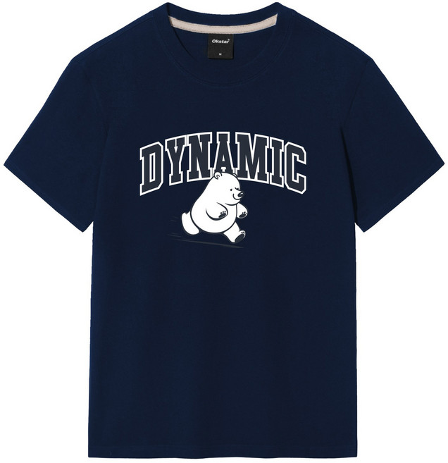 옥스타 다이나믹 곰돌이 반팔 티셔츠