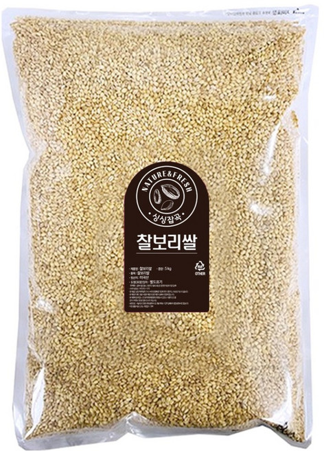 싱싱잡곡 찰보리, 5kg, 1개
