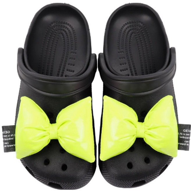 이츠굿텐 퐁퐁 리본 파츠 실내화 신발꾸미기 2p