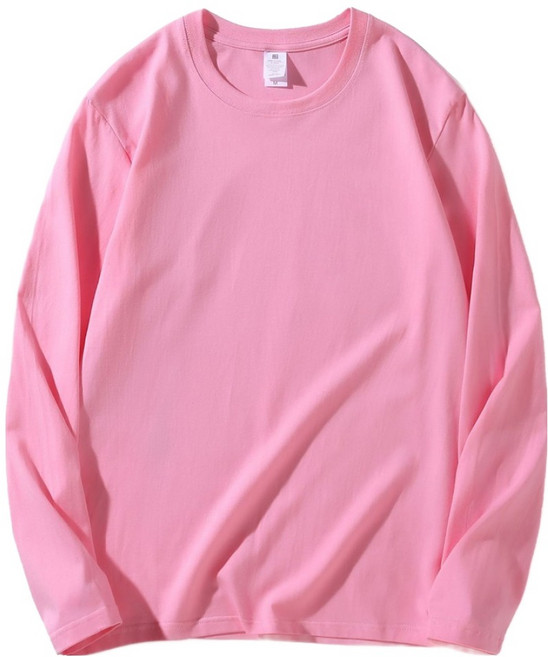 엘쏘 남녀공용 고퀄 순면 컬러 루즈핏 무지 통기성 긴팔 티셔츠
