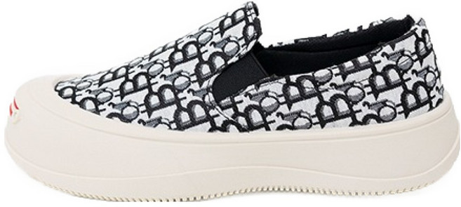 토퍼스 여성용 알파벳 슬립온 케쥬얼 나염 캔버스 운동화