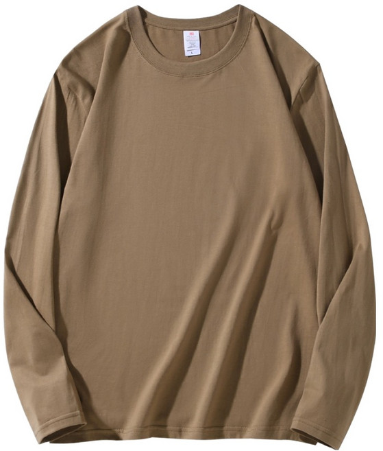 엘쏘 남녀공용 고퀄 순면 컬러 루즈핏 무지 통기성 긴팔 티셔츠