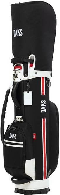 닥스골프 남성용 초경량 골프백 DKCB-035M, 화이트블랙