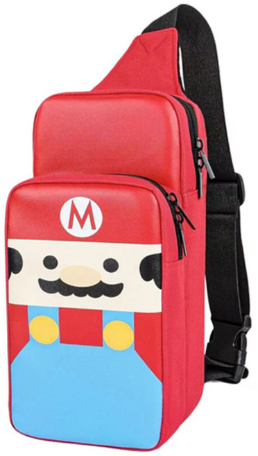 호후 닌텐도 스위치 2 OLED 라이트 올인원 휴대용 게입백, 레드, 1개