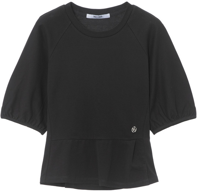 쥬시쥬디 여성용 통기성 래글런 실켓 면 티셔츠 JZTS320F