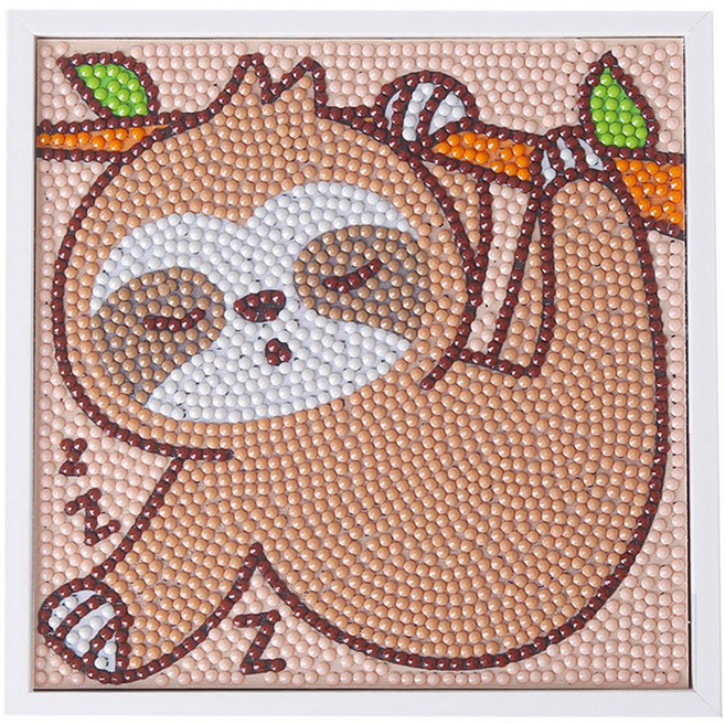 MYTOYS 액자형 귀여운 보석십자수 15 x 15 cm, 1개