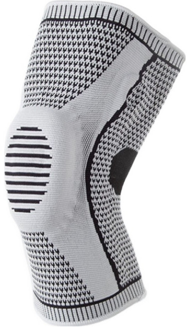 앙멧 실리콘 스프링 무릎 보호대 그레이, 1개