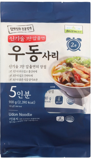 칠갑농산 우동사리, 900g, 1개