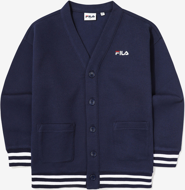 휠라키즈 아동용 피케 클래식 가디건 FK2STF1101X