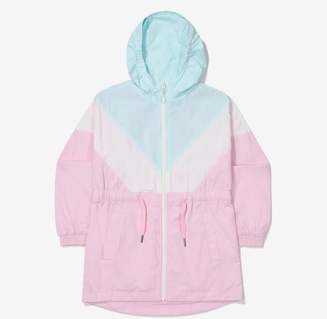 휠라키즈 아동용 브이블럭 롱자켓 FK2JKF1110F